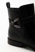 Buckle Ankle Boots Black (3)