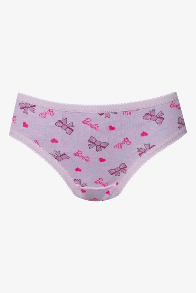 Barbie 3 Pack Bikini Panties Pink And Grey
