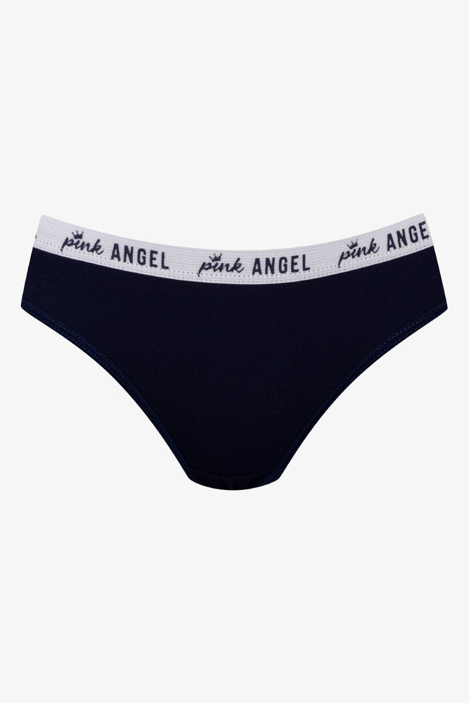 3 Pack Bikini Panties Navy, Aqua And Grey (3)