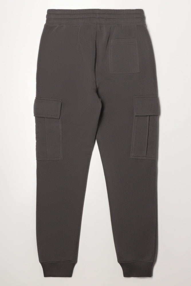 Cargo Trackpants Dark Grey (2)