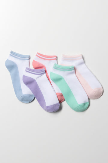 5 Pack Low Cut Socks Multi