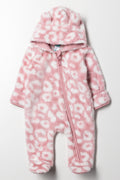 Animal Babygrow Pink