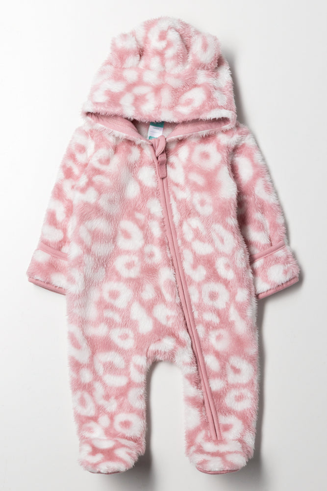 Animal Babygrow Pink