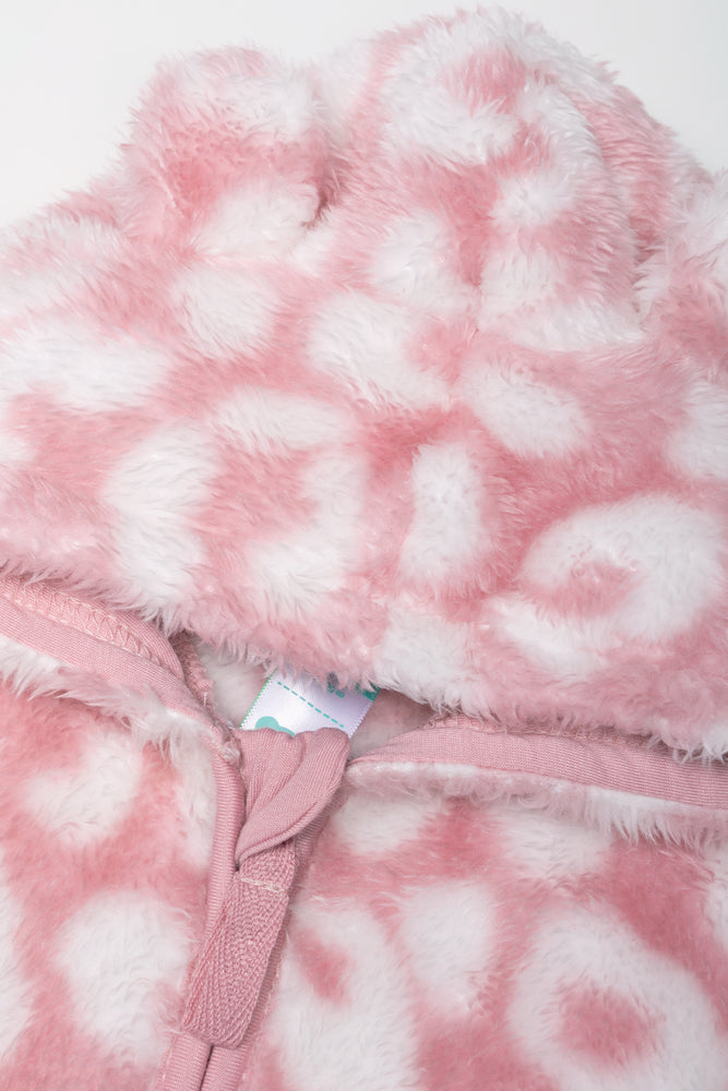 Animal Babygrow Pink (1)