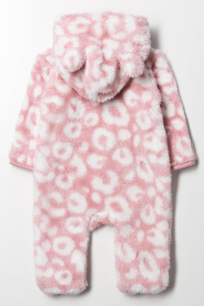 Animal Babygrow Pink (3)