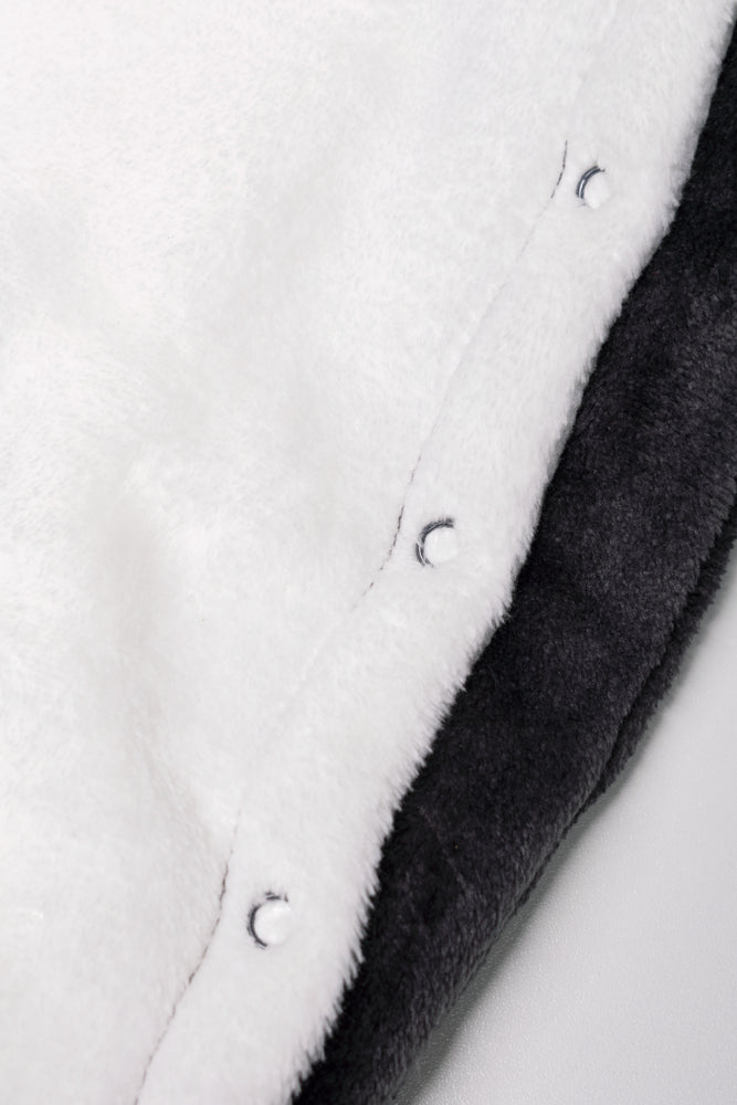 Koala Babygrow Dark Grey And White (2)