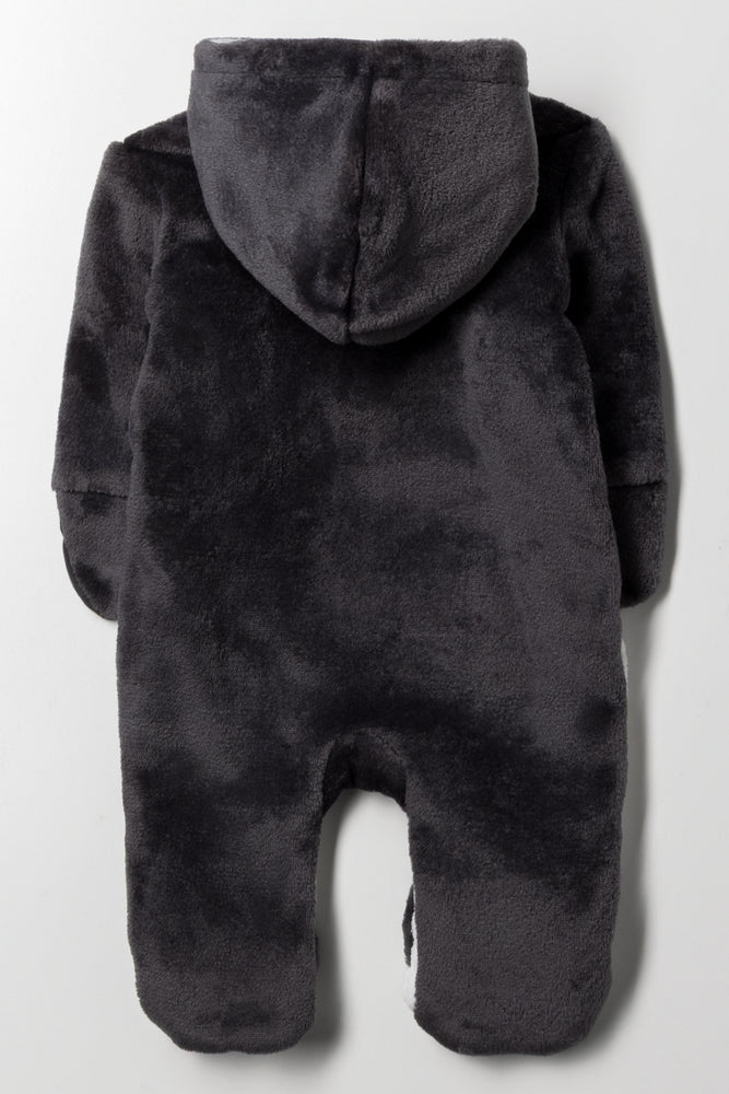 Koala Babygrow Dark Grey And White (3)