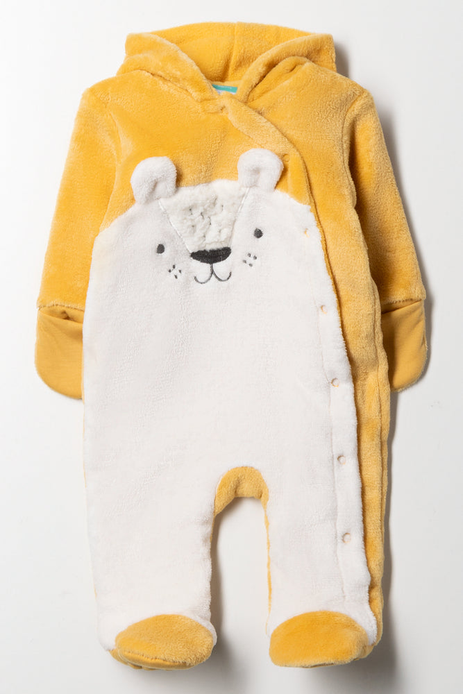 Lion Babygrow Yellow