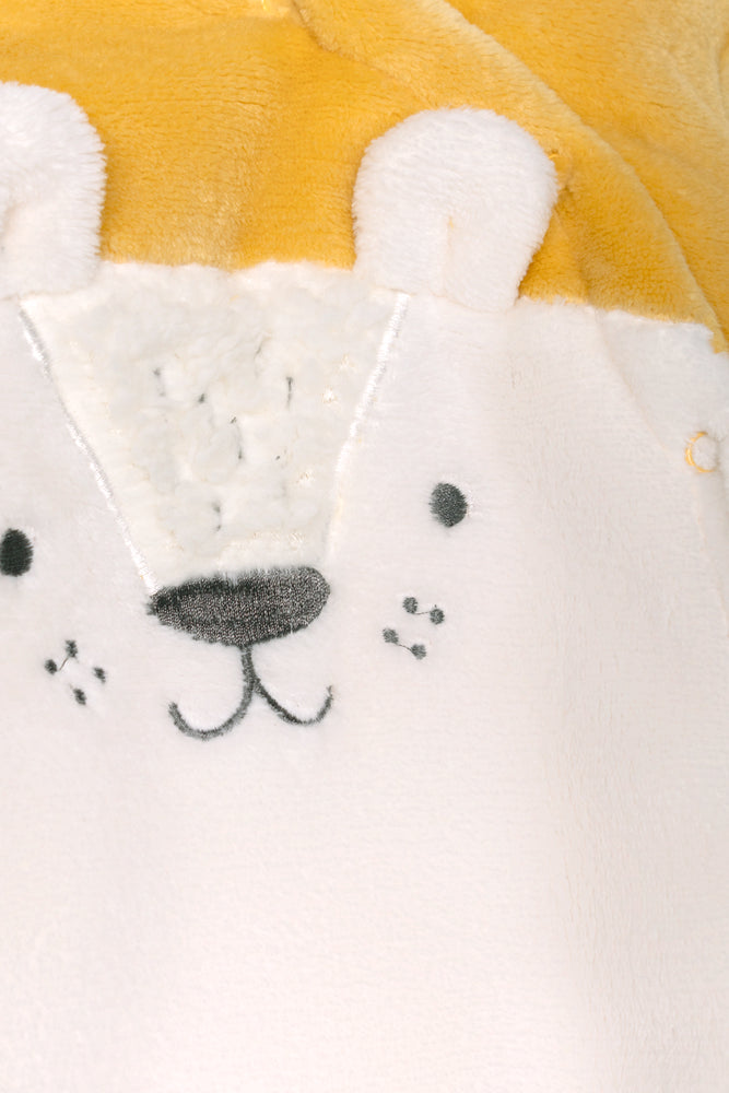 Lion Babygrow Yellow (1)