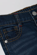 Skinny Denim Jeans With Hair Tie Blue And Red (1)