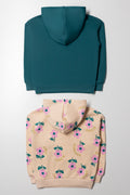 2 Pack Happiness Blooms Hoodies Green And Yellow (3)