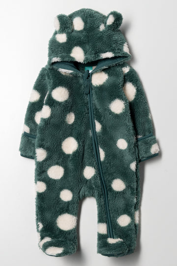 Spot Babygrow Green