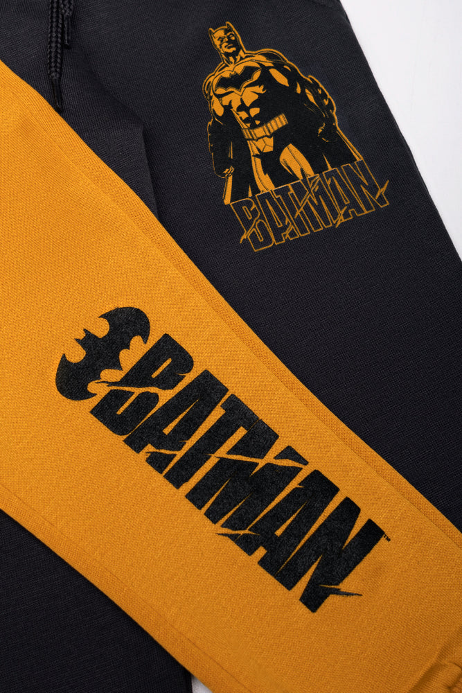 Batman 2 Pack Trackpants Yellow And Dark Grey (1)