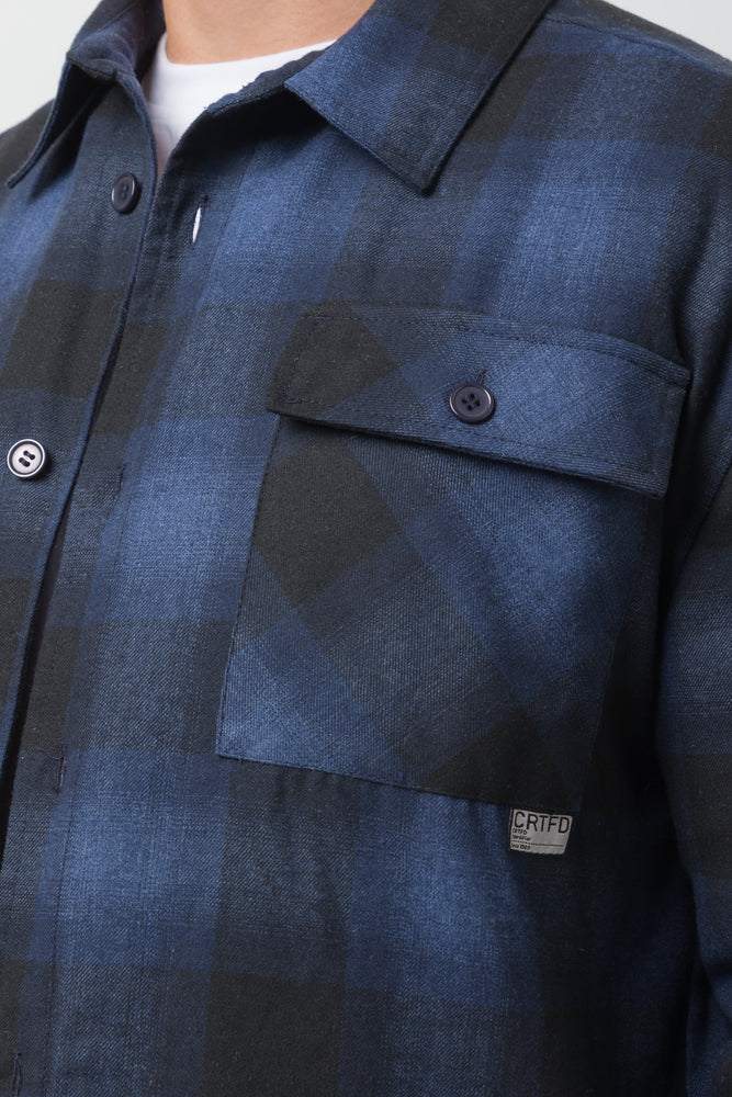 Check Shacket Blue (3)