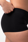 3 Pack Seamfree Boyleg Panties Black And Grey (4)