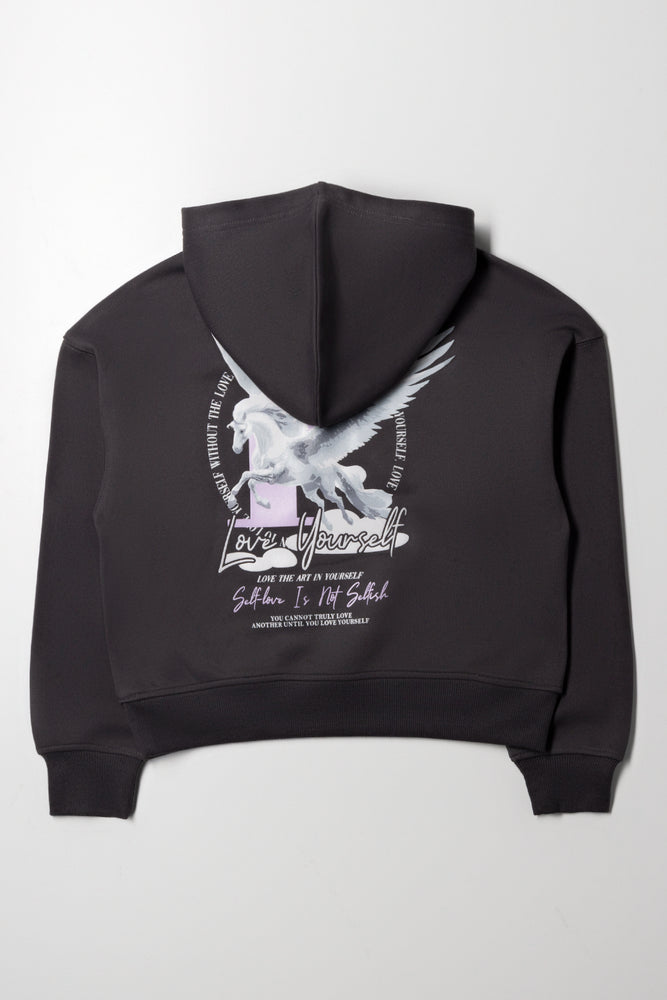 Hooded Track Top Black (3)
