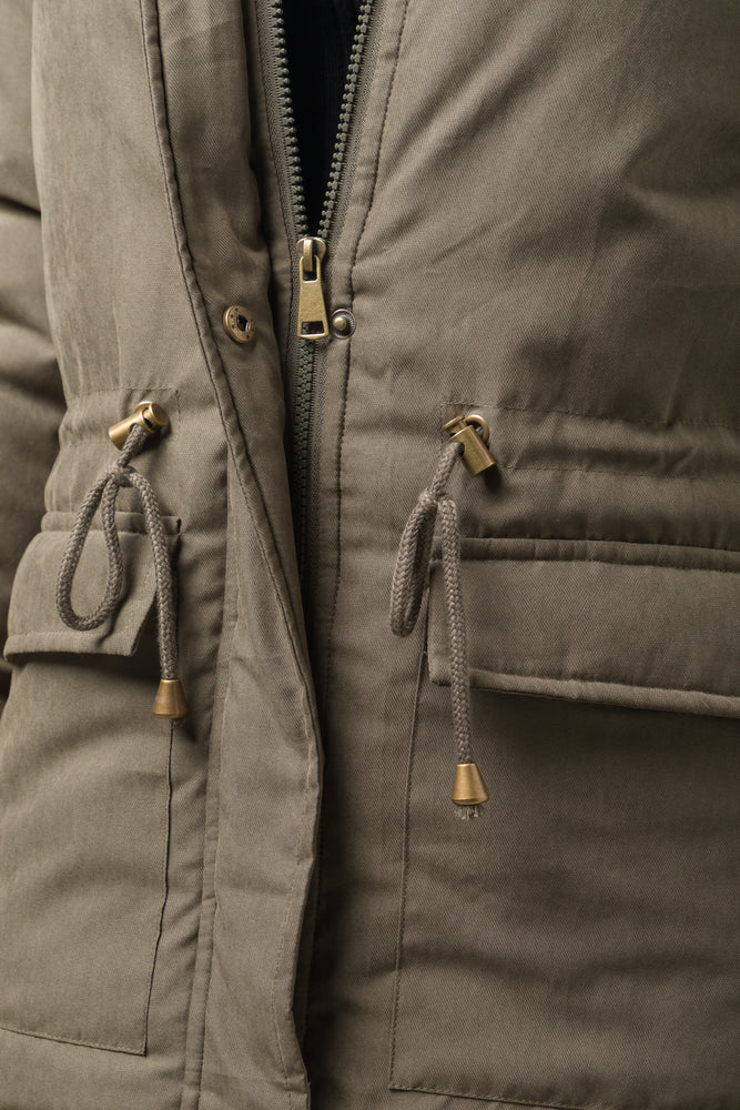 Hooded Parka Jacket Green (3)