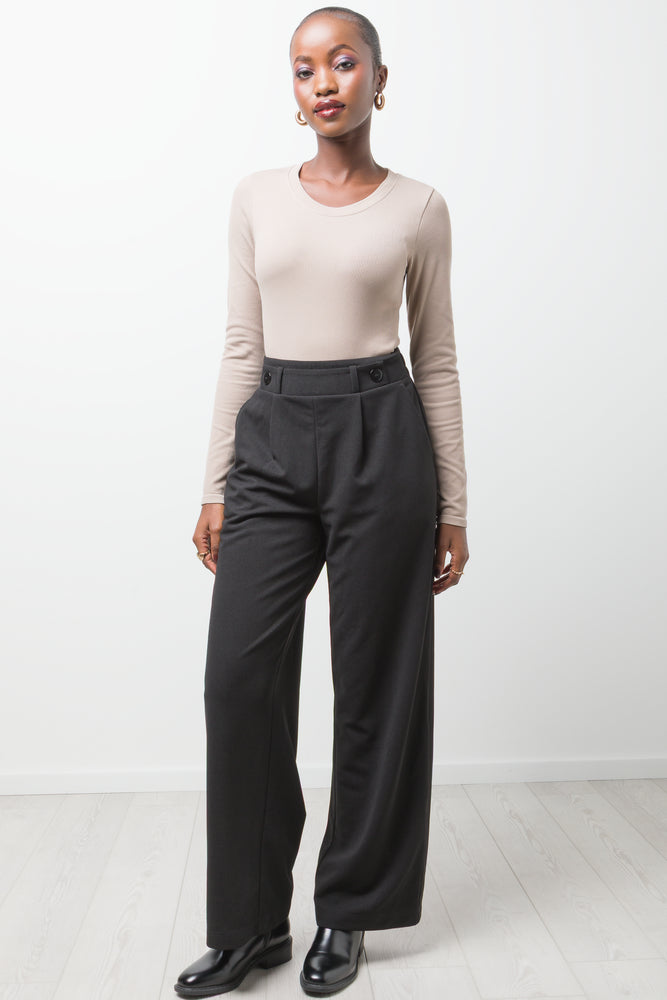 Wide Leg Pants Black