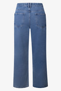 Wide Leg Denim Jeans Blue (1)