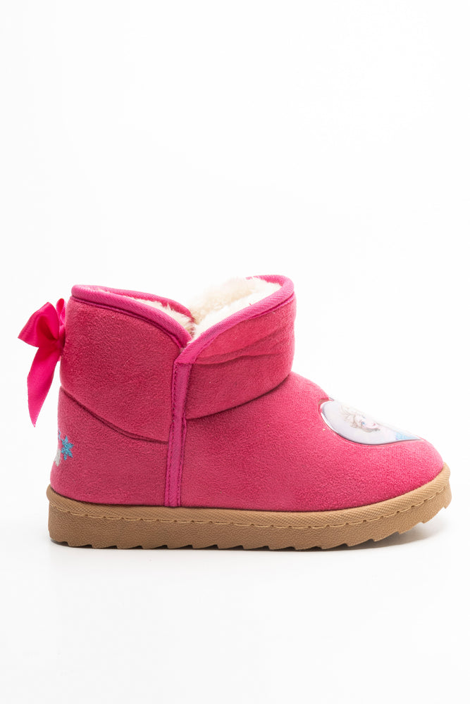 Elsa Comfy Boots Pink (1)