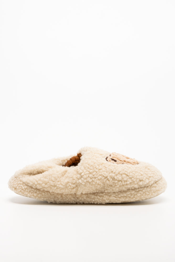 Teddy Slippers Natural
