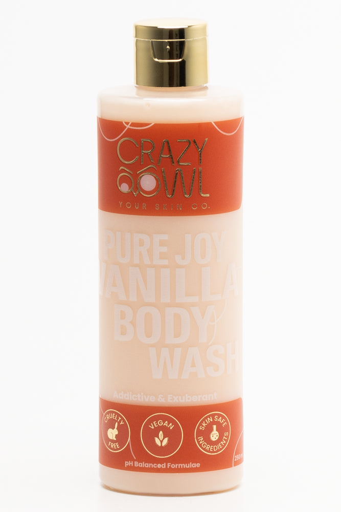 Crazy Owl Pure Joy Vanilla Body Wash 250ml