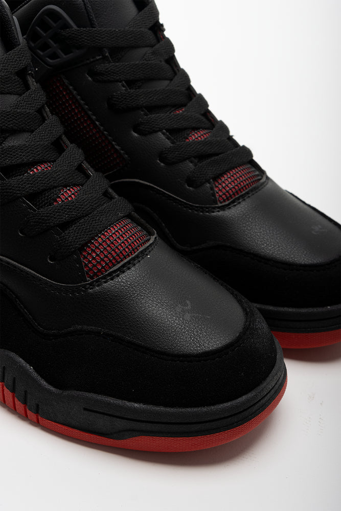 Basketball High Top Sneakers Black (2)