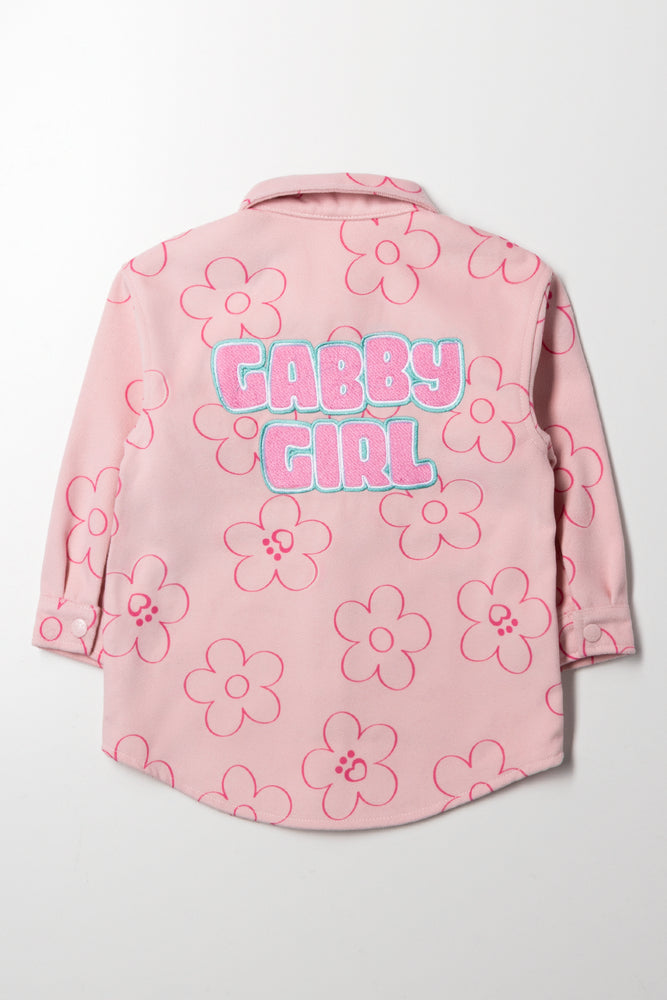Gabby's Dollhouse Flower Shacket Pink (2)