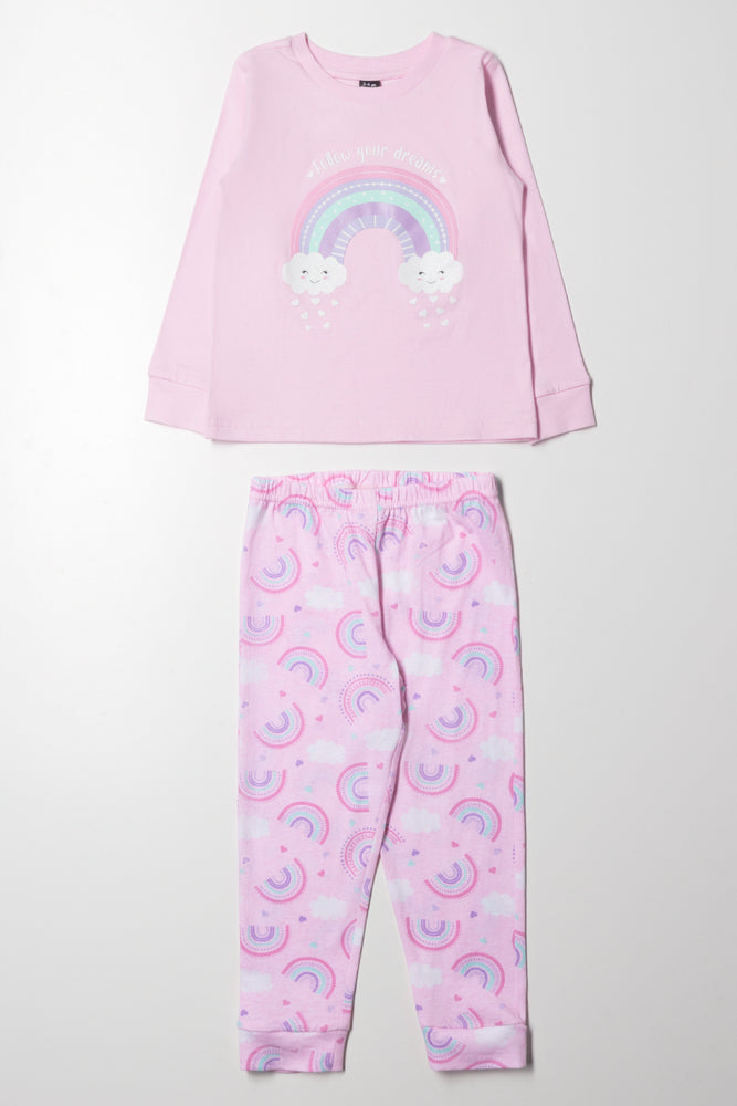 Rainbow Pyjamas Pink