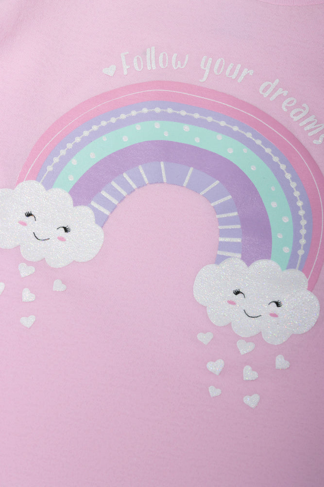 Rainbow Pyjamas Pink (1)