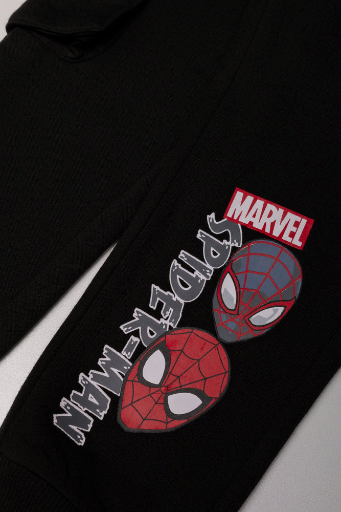 Spider-Man Cargo Trackpants Black