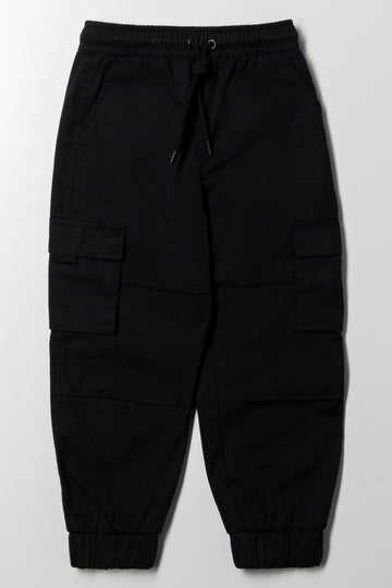 Cargo Jogger Pants Black