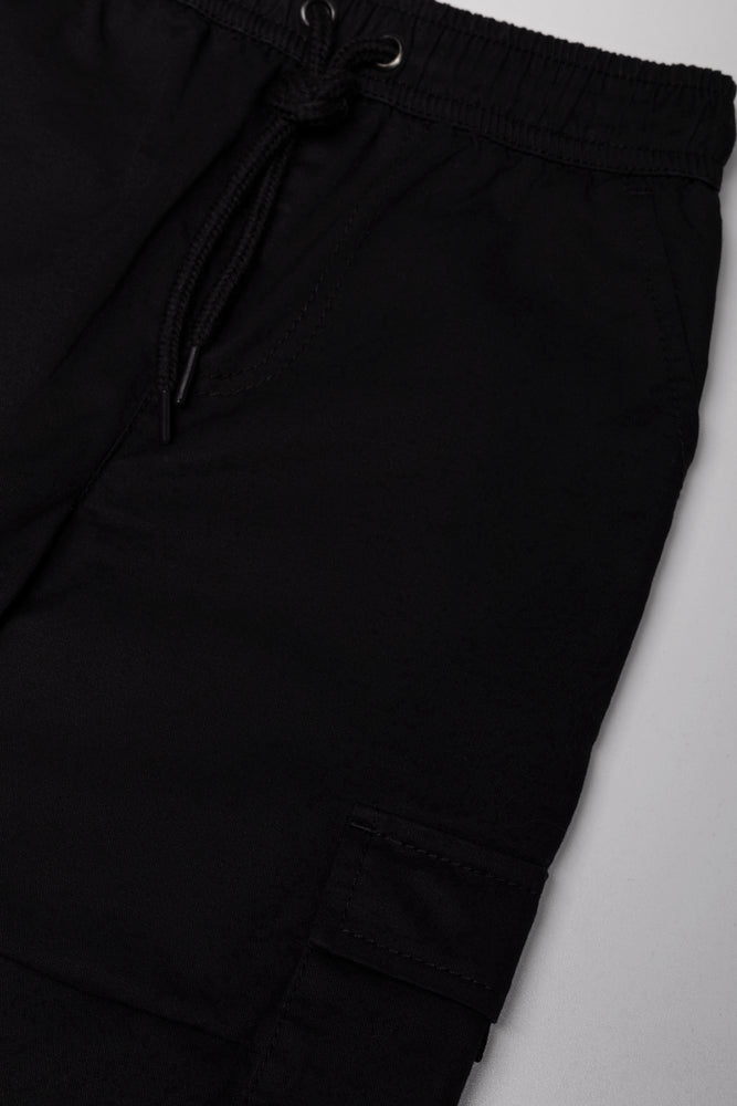 Cargo Jogger Pants Black (1)