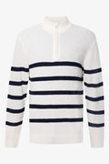 Quarter Zip Jersey Cream