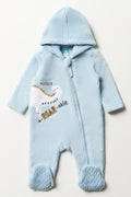 Fleece Babygrow Blue