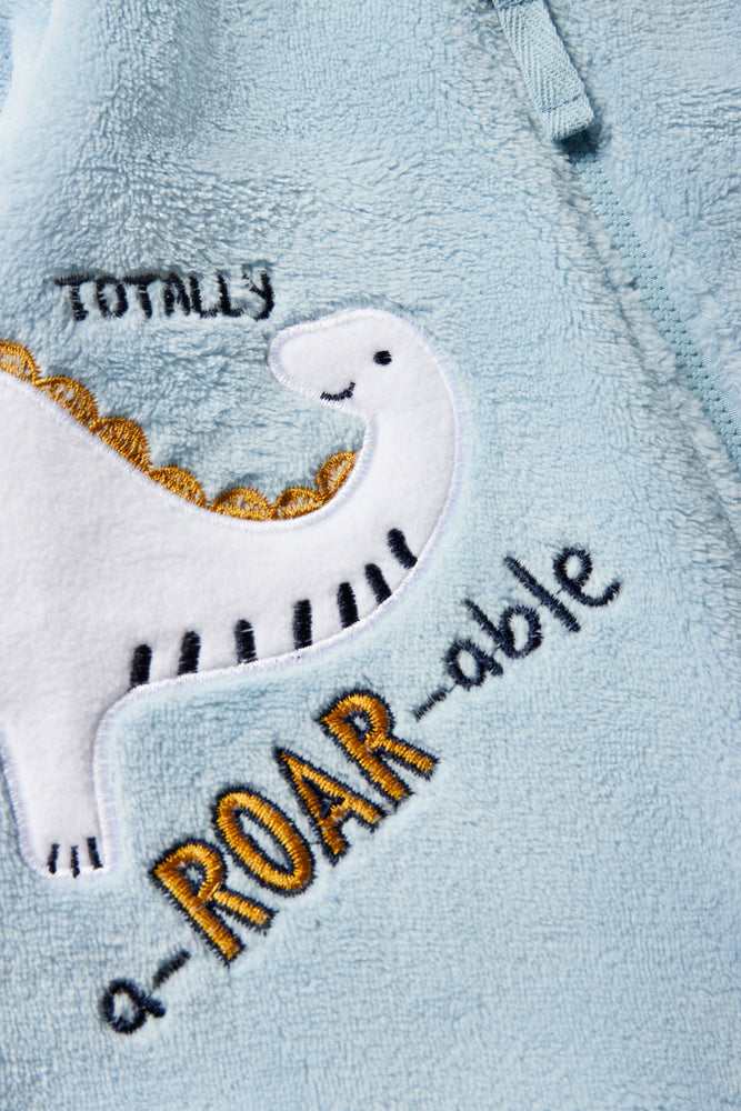 Fleece Babygrow Blue (1)