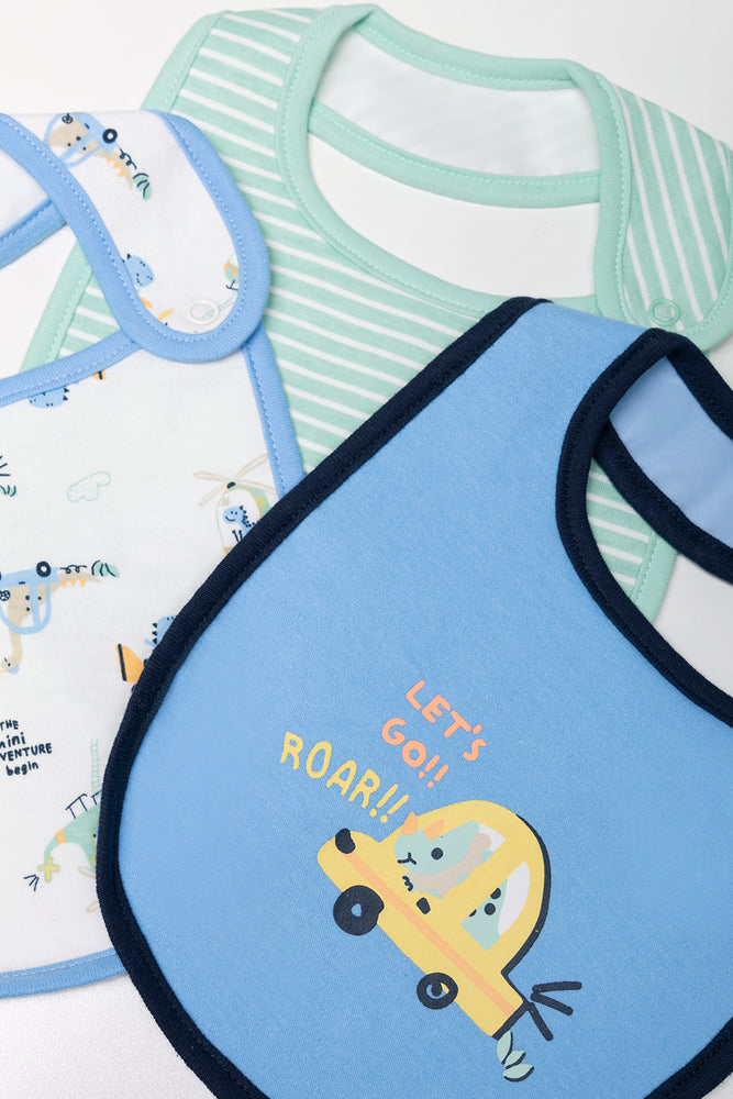 3 Pack Bibs Blue
