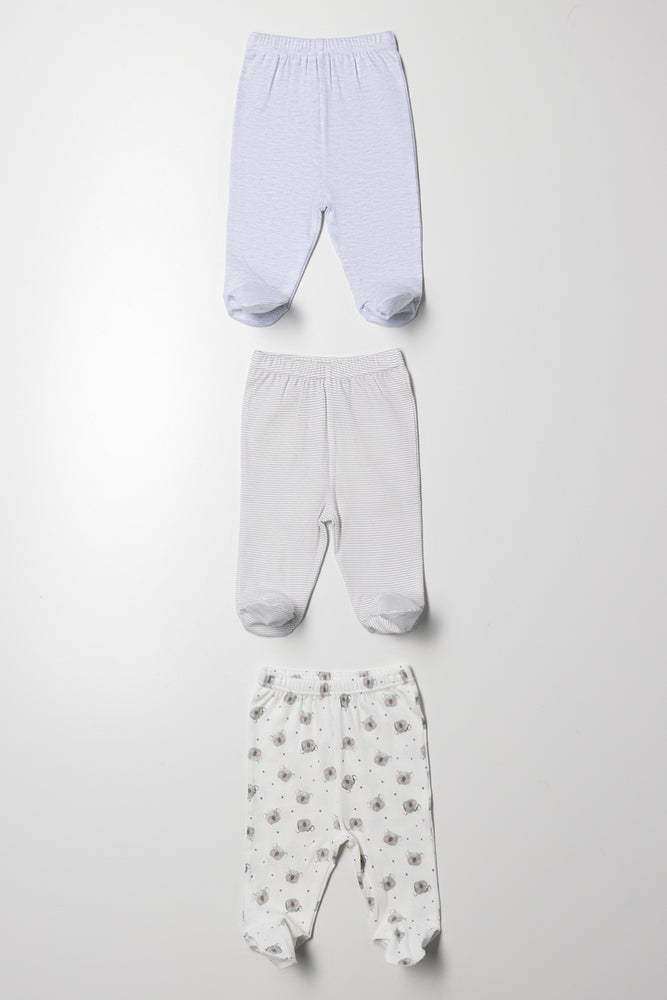3 Pack Leggings Grey