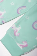 2 Pack Unicorn Pyjamas Purple & Green (4)