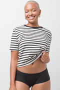 3 Pack Boyleg Panties Black And White