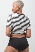 3 Pack Boyleg Panties Black And White (3)