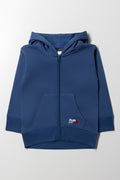 Zip Through Hooded Tracktop Navy