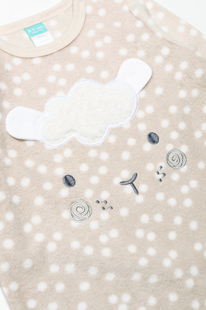 Microfleece Babygrow Natural