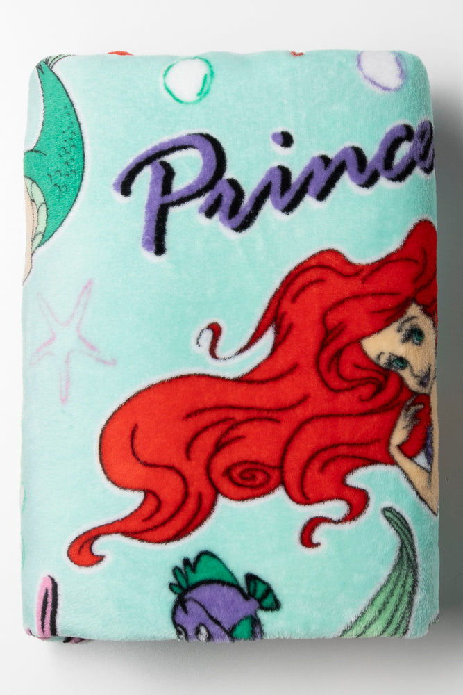 The Little Mermaid Blanket Green