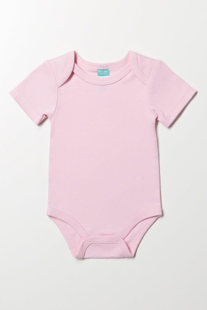 Short Sleeve Bodyvest Pink