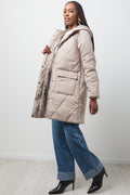 Long Puffer Jacket Natural (1)