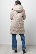 Long Puffer Jacket Natural (2)