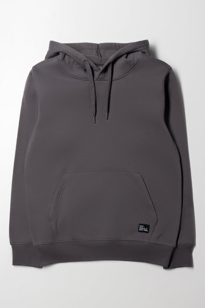 Hooded Tracktop Dark Grey