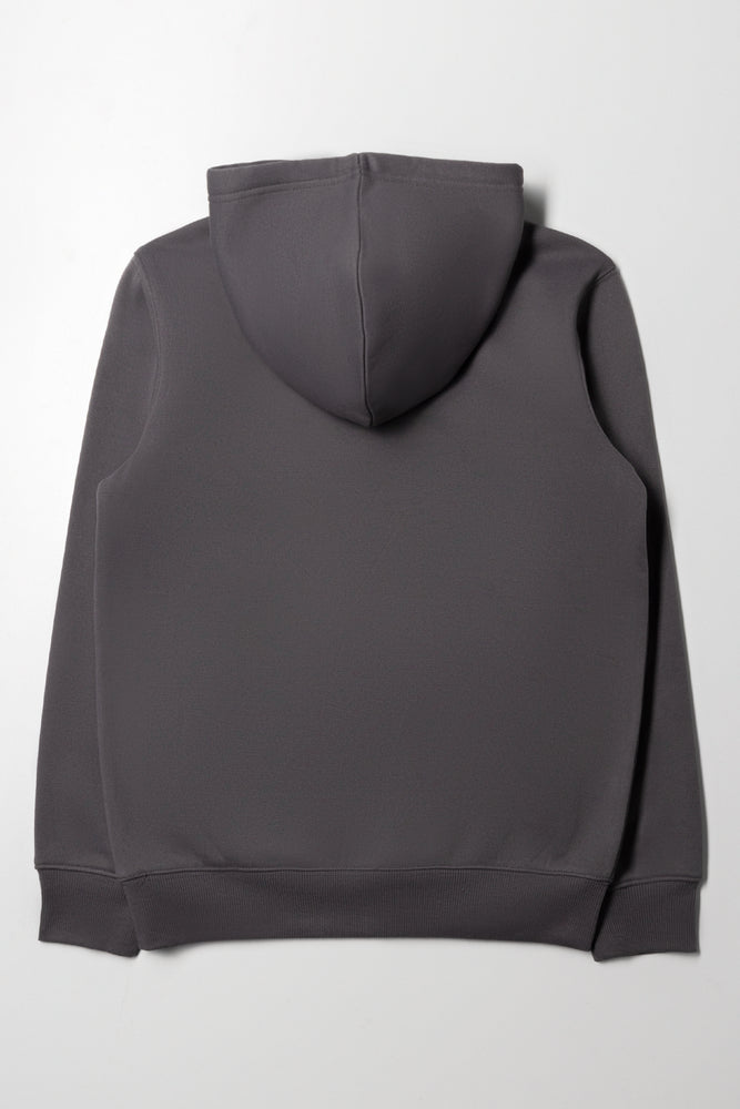 Hooded Tracktop Dark Grey (2)