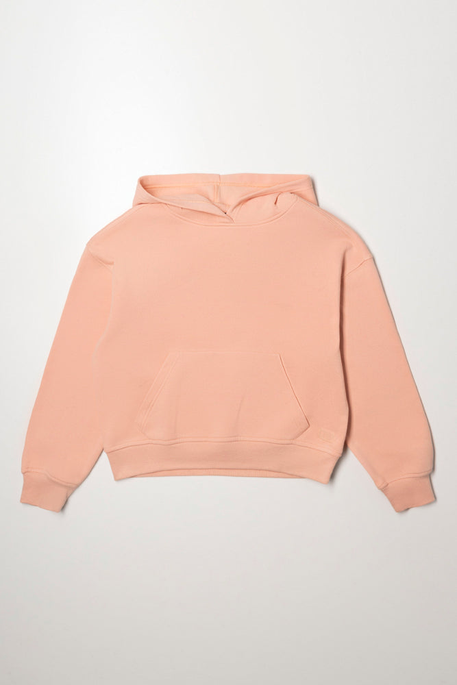 Hooded Tracktop Peach